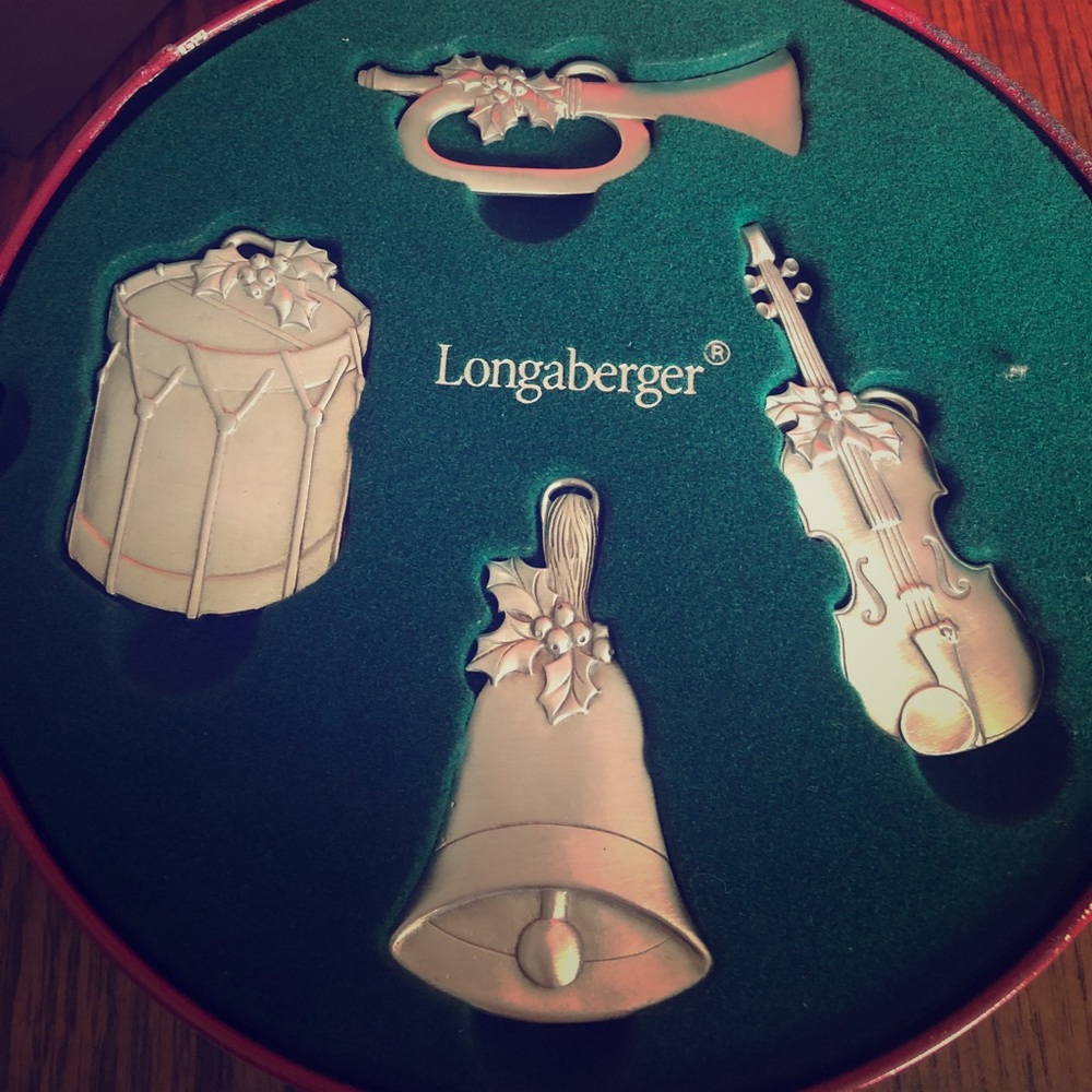 Longaberger Pewter Ornaments